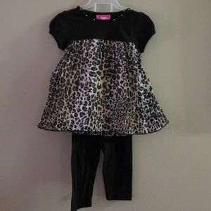 Leapord Print Matching Pant Set